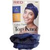 Red by Kiss Galaxy Top Knot Turban Headwrap Pre Tied Bonnet Hair Cover Beanie Cap(Blue Galaxy)