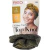 Red by Kiss Galaxy Top Knot Turban Headwrap Pre Tied Bonnet Hair Cover Beanie Cap(Gold Galaxy)