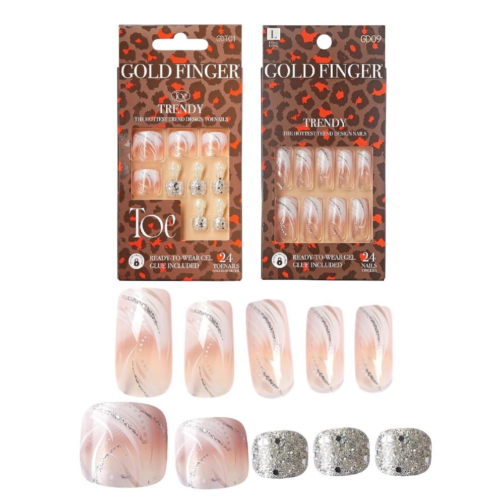imageGoldfinger Trendy Nail and Toenail Bundle