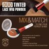 RED by Kiss Lace Wig Brush Tinted Powder Set – Matte Finish, Oil Control, Lightweight, Long-lasting, Mix & Match Shade Duo(Duo-Dark Set)