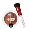 RED by Kiss Lace Wig Brush Tinted Powder Set – Matte Finish, Oil Control, Lightweight, Long-lasting, Mix & Match Shade Duo(Duo-Dark Set)