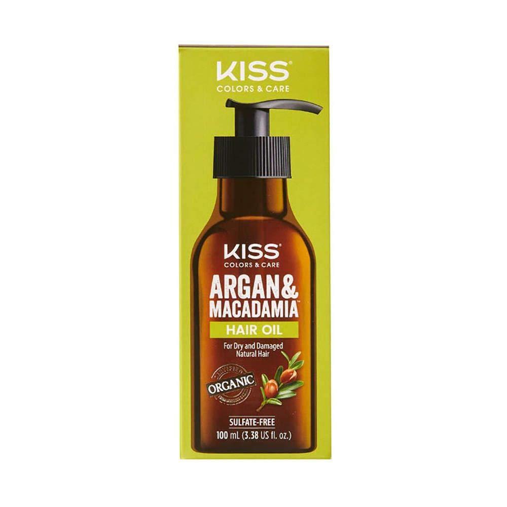 image:imageKISS Argan amp Macademia Reparative Hair Oil Serum 100mL 338 US floz338 Fl Oz Pack of 1