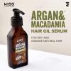 KISS Argan & Macademia Reparative Hair Oil Serum 100mL (3.38 US fl.oz.)(3.38 Fl Oz (Pack of 1))