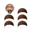 Red by Kiss Stocking Wig Cap 5 PCS (Dark Brown) with Lace Wig Powder Tinted (Medium Dark Brown)