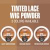 Red by Kiss Stocking Wig Cap 5 PCS (Dark Brown) with Lace Wig Powder Tinted (Medium Dark Brown)
