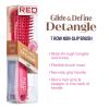 Red by Kiss Detangling Brush for Black Curly and Afro Hair, Glide & Define Non-Slip Brush (Small)(Mini)