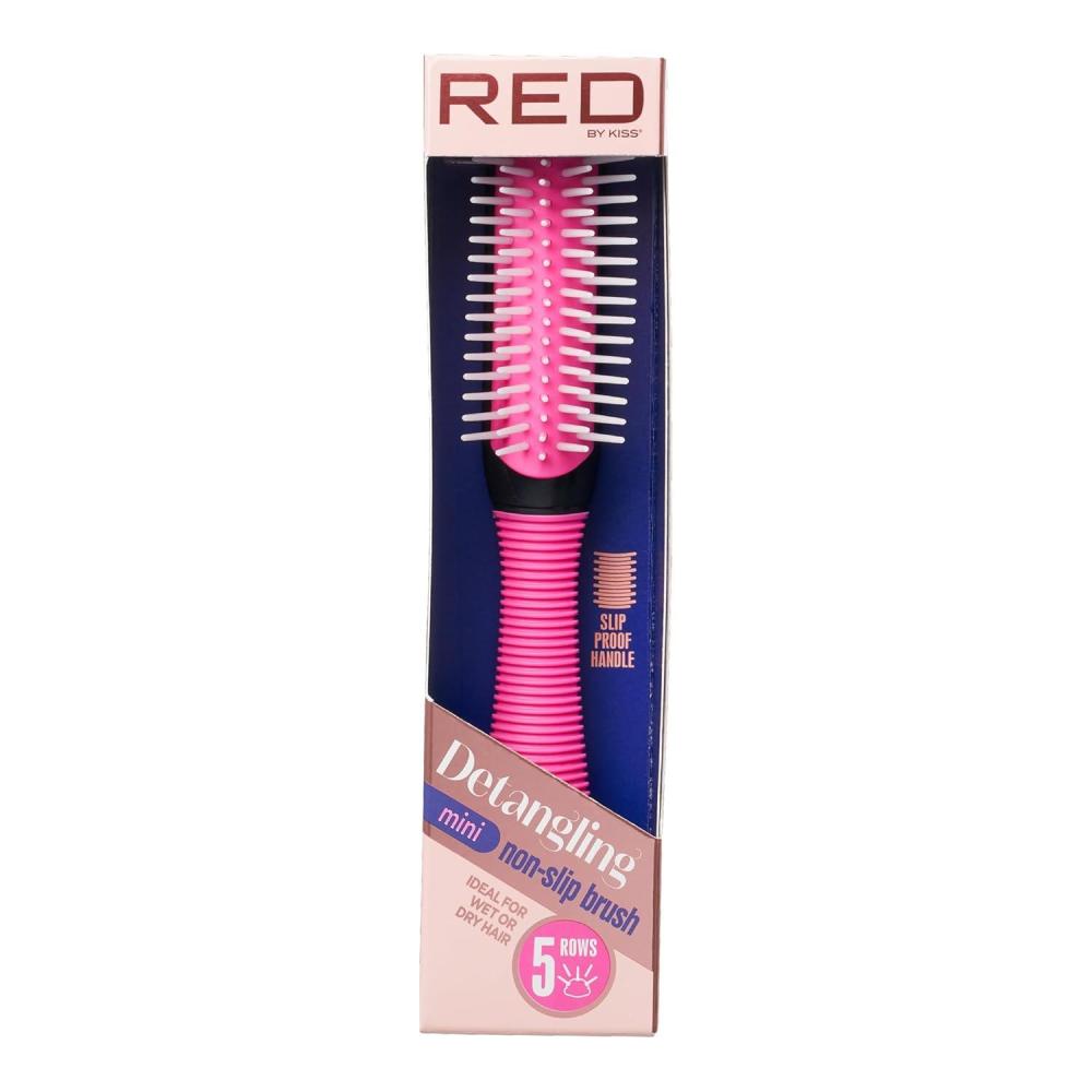 image:imageRed by Kiss Detangling NonSlip Brush 7 Rows5 Rows