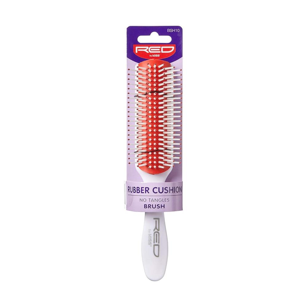 image:imageRed by Kiss Rubber Cushion No Tangle Hair Styling Brush