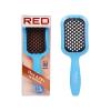 RED by Kiss Dry Vent Heat-Resistant Hair Brush, Detangling Fast Blow Drying for Wet Dry Curly Thick Straight Hair, Vented Detangler for Women Men Children Kids(Blue)