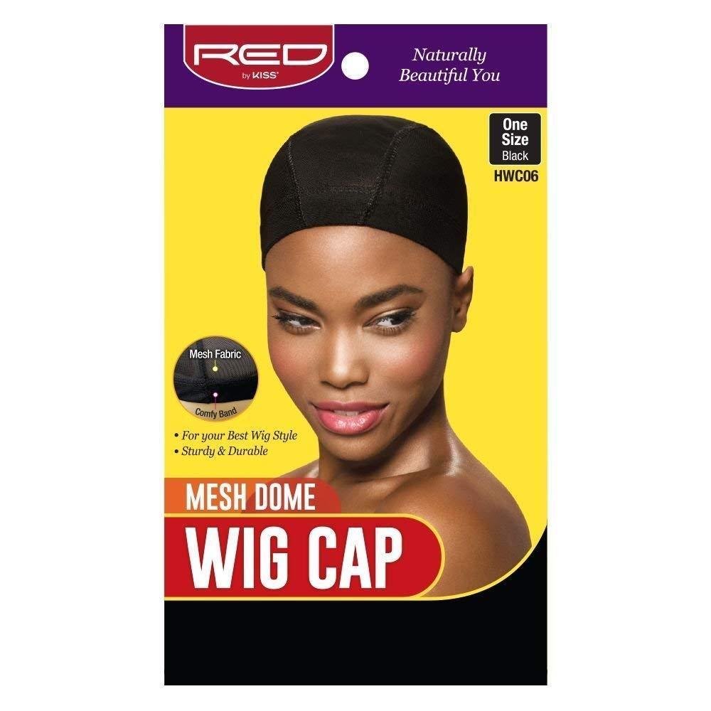 image:imageRed by Kiss Mesh Dome Wig Cap One Size HWC06 Black