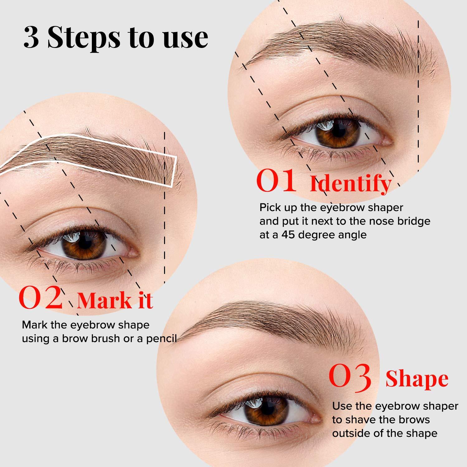 image:imageKiss New York Eyebrow Razor Trimmer Facial Hair Shaper Remover Multipurpose Exfoliating Dermaplaning Dermaplane Shaving Tools for Men amp Women 3 Count