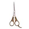 Red Premium 100% Stainless Steel Hair Thinning Shear (Premium, 6.5″ Thinning Shear) Razor Sharp Blade, Comfort Grip with Finger Rest(Hair Shear)
