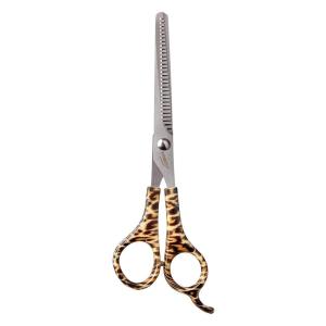 Red Premium 100% Stainless Steel Hair Thinning Shear (Premium, 6.5″ Thinning Shear) Razor Sharp Blade, Comfort Grip with Finger Rest(Thinning Shear)