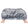 Red By Kiss Silky Satin Sleep Cap Premium Quality Shower Cap Satin Bonnet, Super Jumbo (Zebra)(Zebra)