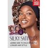 Red By Kiss Silky Satin Sleep Cap Premium Quality Shower Cap Satin Bonnet, Super Jumbo (Zebra)(Zebra)